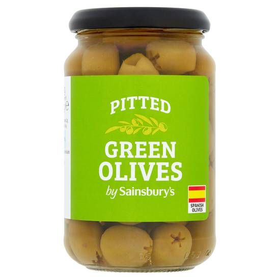 Sainsbury's Pitted Green Olives 340g (150g*)