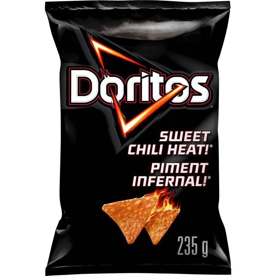 Doritos piment infernal! - sweet chili heat! tortilla chips (235 g)