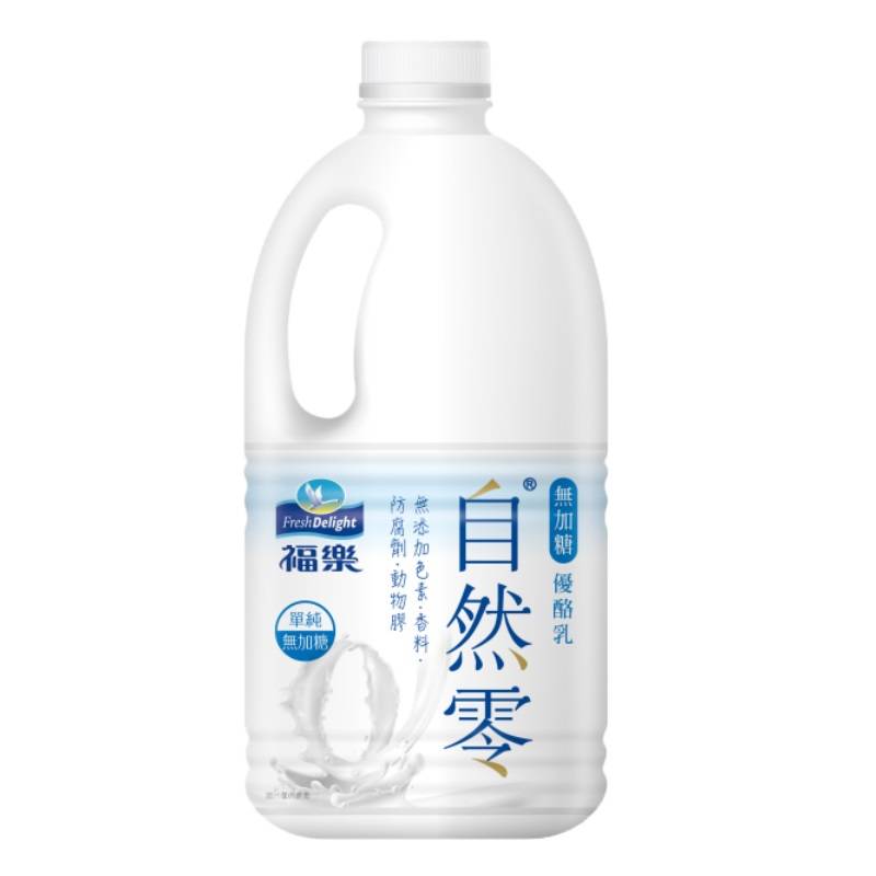 福樂自然零無加糖優酪乳1700ml※實際到貨效期約4天以上 <1700ml毫升 x 1 x 1Bottle瓶>