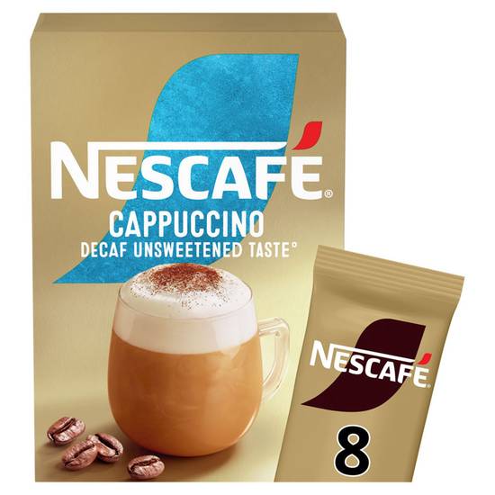 Nescafé Gold Cappuccino Decaf Unsweetened 8 x 15g (120g)