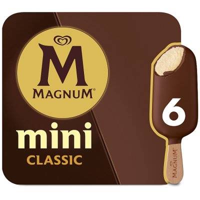 Magnum Mini Classic Ice Cream (6 pack)