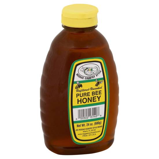 Jcs Unfiltered-Uncooked Pure Bee Honey