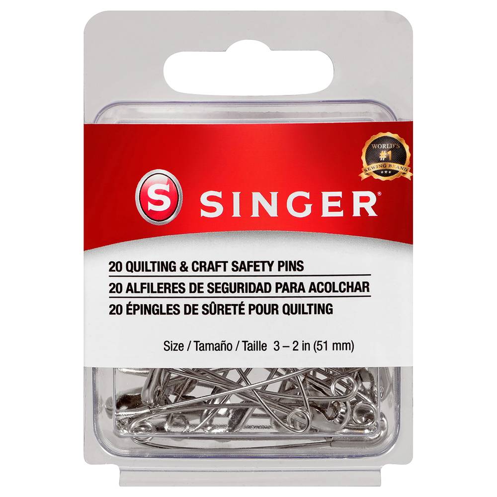 Singer Quilting & Craft Safety Pins (20 ct)