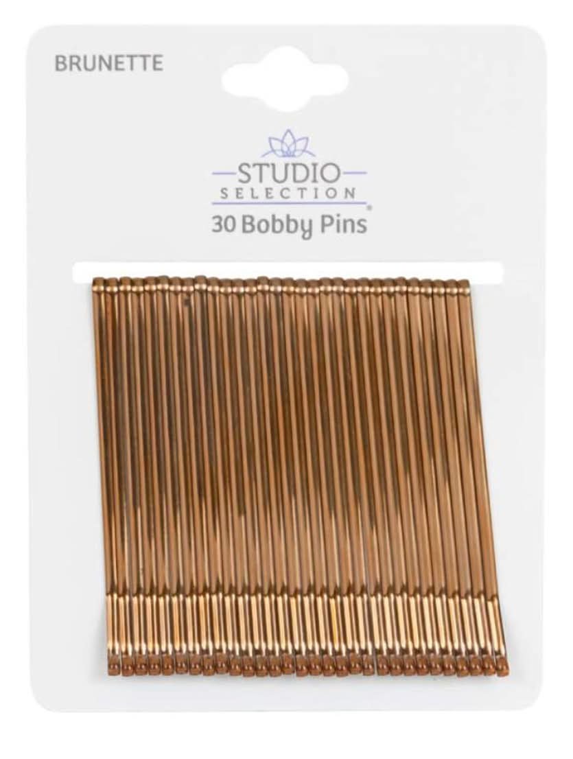 Studio Selection Xl Bobby Pins Brown 30 Ct
