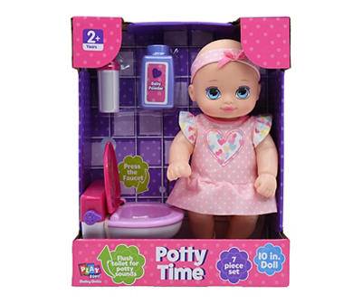 Play Zone Potty Time Sound Doll & Play Set (10 inch)