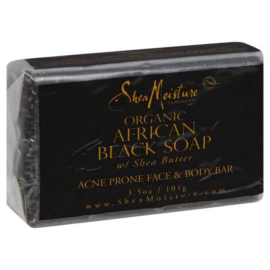 Sheamoisture Face & Body Bar African Black Soap (3.5 oz)