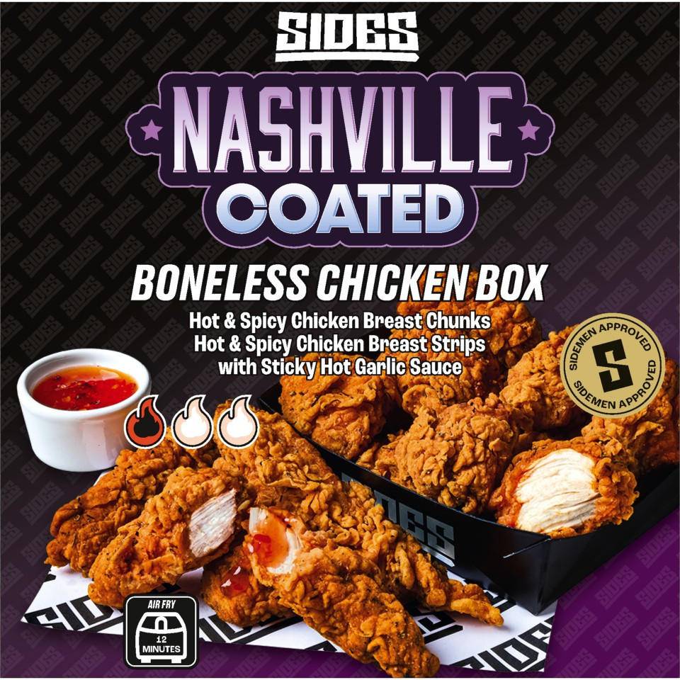 Sides Nashville Coated Boneless Chicken Box (550g)