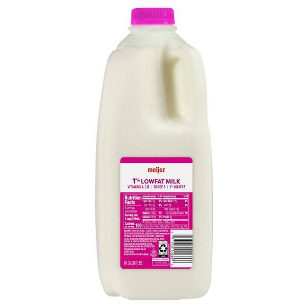 Meijer Lowfat 1% Milk (½ gallon)
