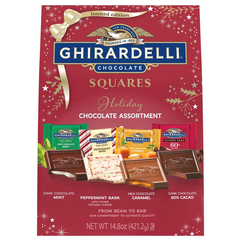 Ghirardelli Holiday Chocolate Assortment Squares (14.8 oz)