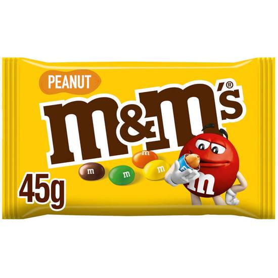 M&M'S - Cacahuètes enrobées de chocolat - 45g