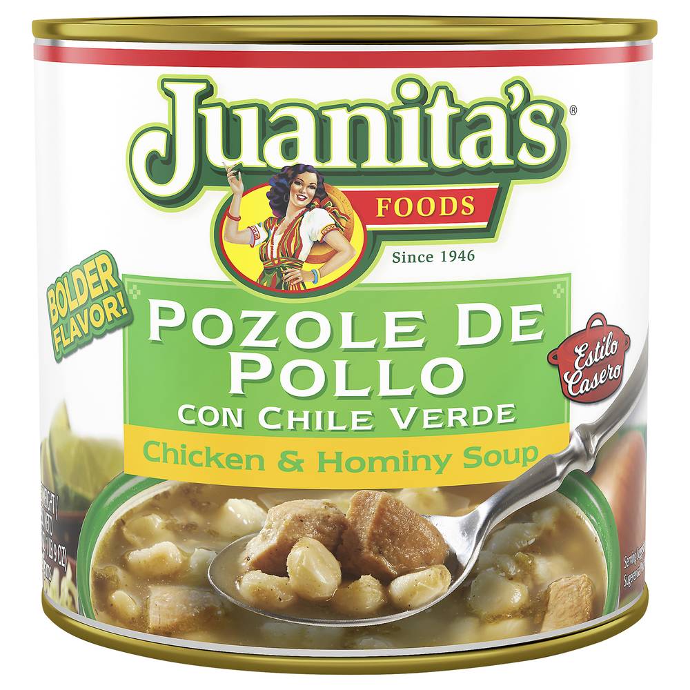 Juanita's Foods Pozole De Pollo Chicken & Hominy Soup