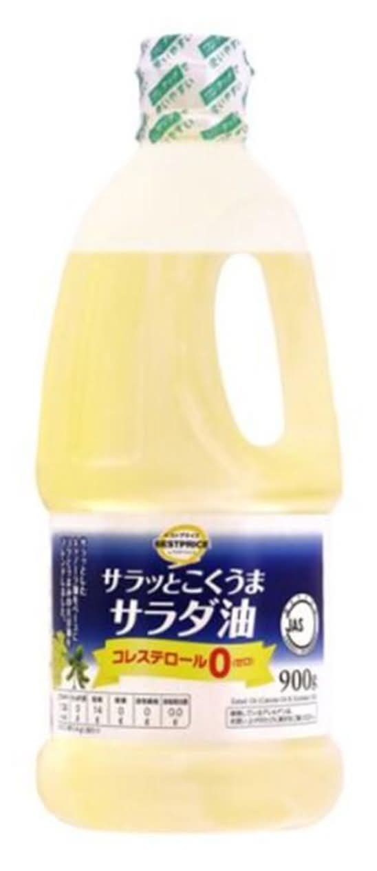 トップバリュ ベストプライス サラッとこくうまサラダ油 (900g)