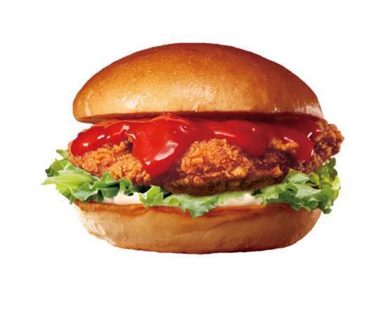 【単品】旨辛チキンフィレ��バーガー Spicy Chicken Fillet Burger