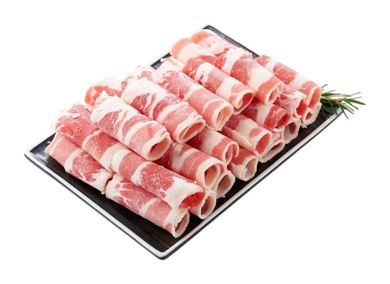 冷凍美國CR安格斯牛五花火鍋片500g(袋裝) <1Pack包 x 1 x 1PacK包>