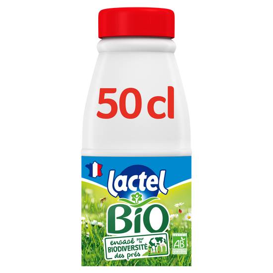 Lait entier bio - Lactel - 50 cl