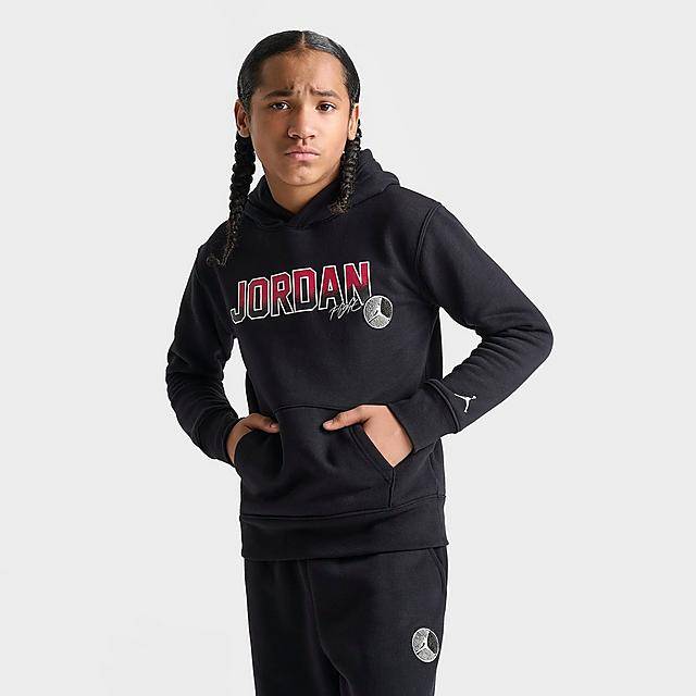 Kids' Jordan Patch Pullover Hoodie (Medium)