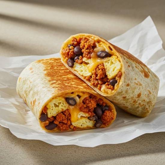 Burrito de Huevo y Chorizo