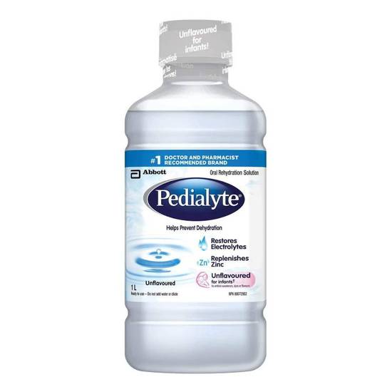 Pedialyte Electrolyte Solution Unflavoured (1 L)
