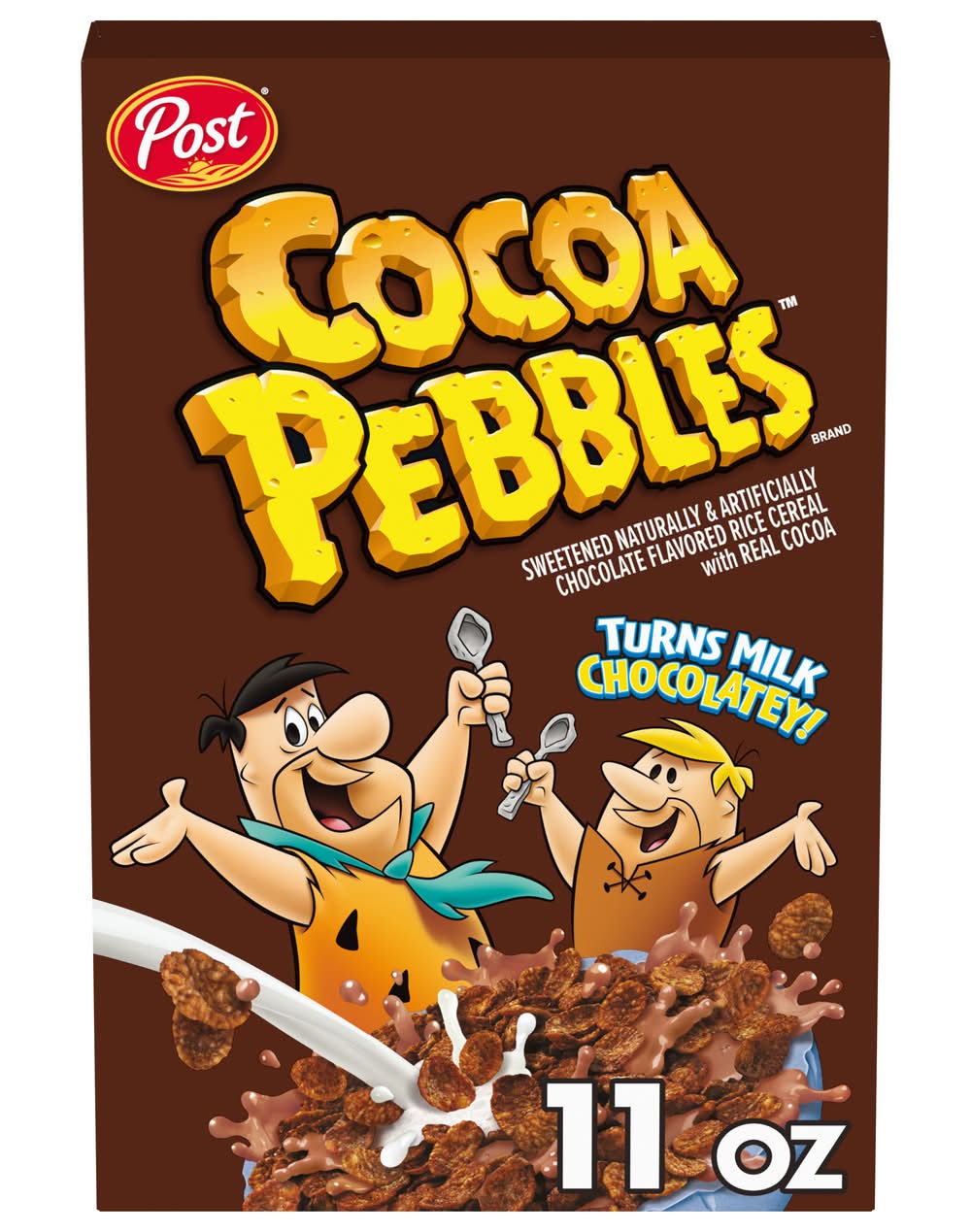 Cocoa Pebbles Rice Cereal With Real Cocoa, Chocolate (11 oz)