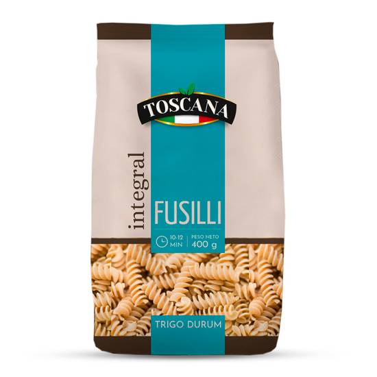 Pasta Integral Fusilli Toscana 400gr