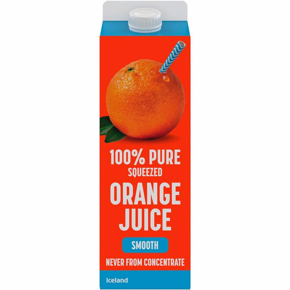 Iceland 100% Pure Squeezed Juice (1 L) (orange)