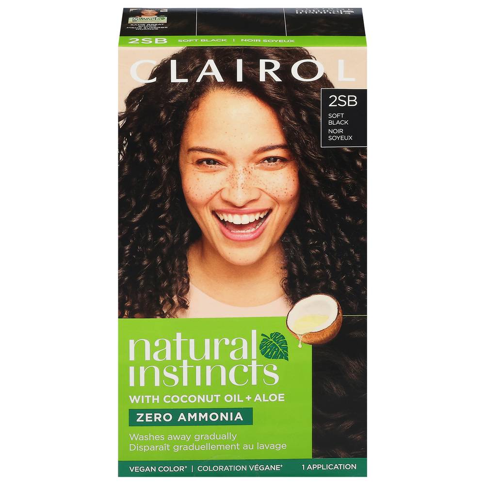 Natural Instincts Clairol Vegan Soft Black 2sb Hair Color