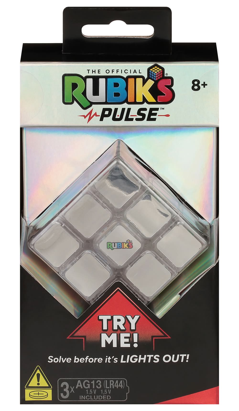 Rubik's Pulse Puzzle Brain Teaser Cube Game For 8+ Years, 3x3 in