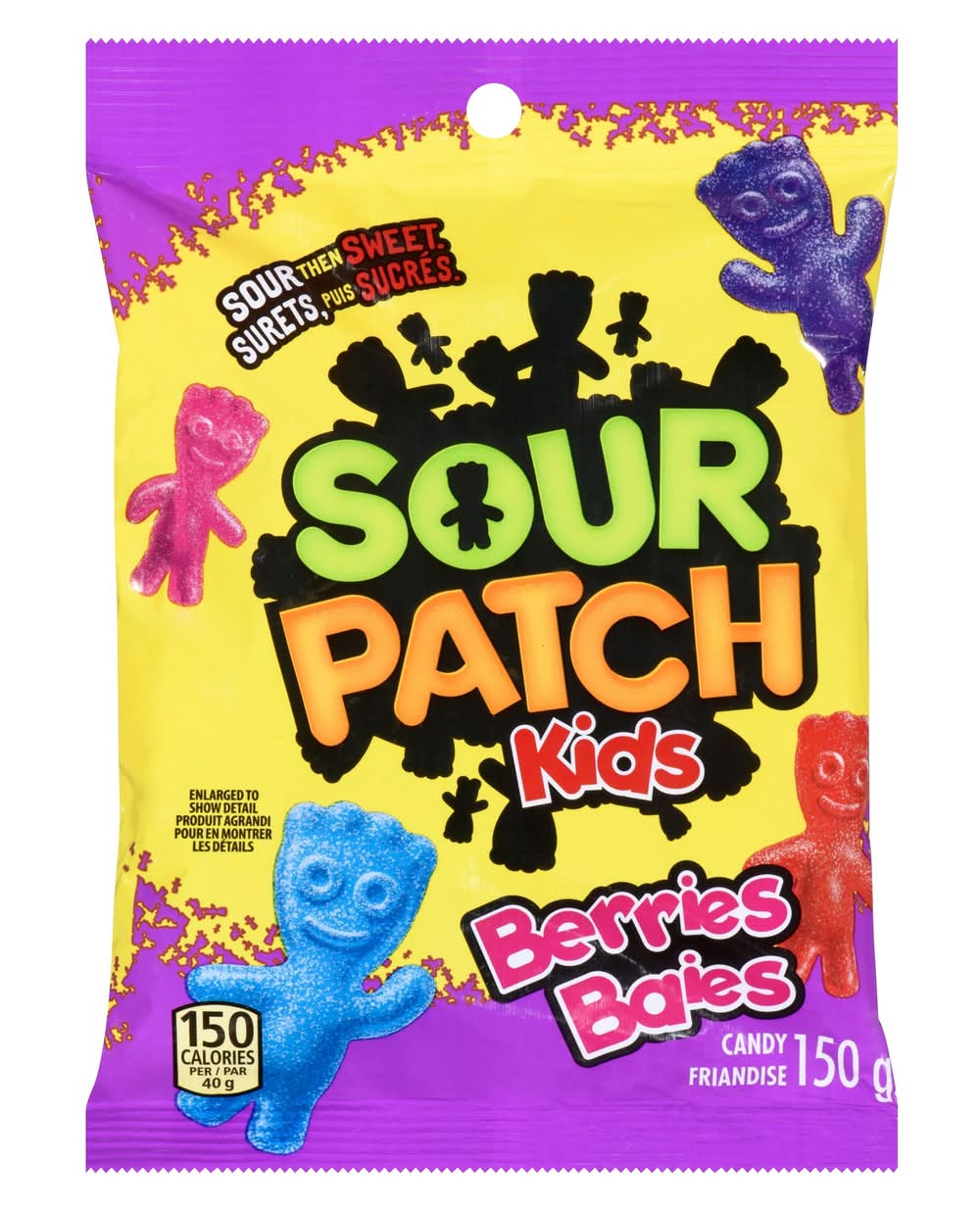 Sour patch kids surets puis sucrés friandise - sour then sweet candy (baies)