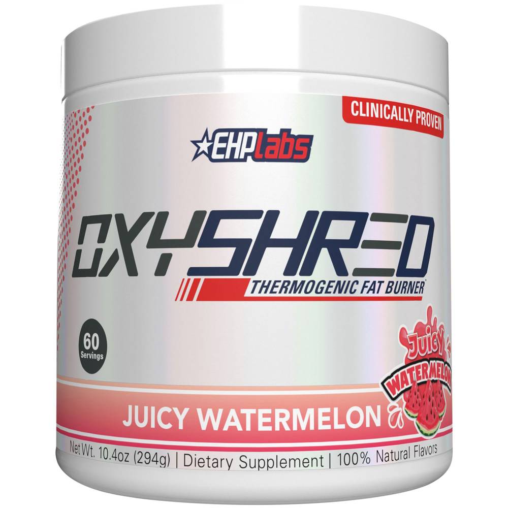 EHPlabs Oxyshred Ultra Thermogenic Fat Burner, Juicy Watermelon (10.4 oz)