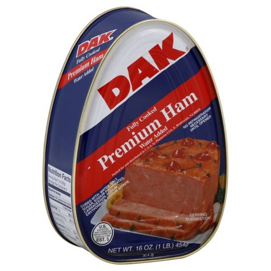 Dak Fully Cooked Premium Ham (16 oz can)