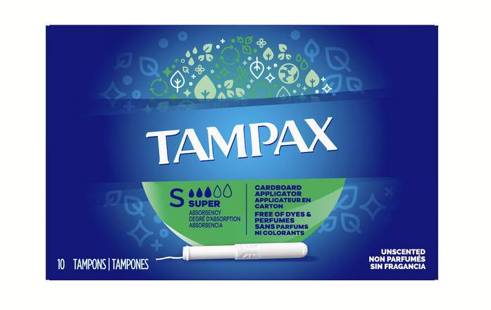 Tampax Tampones Super / Super Tampons 10PK