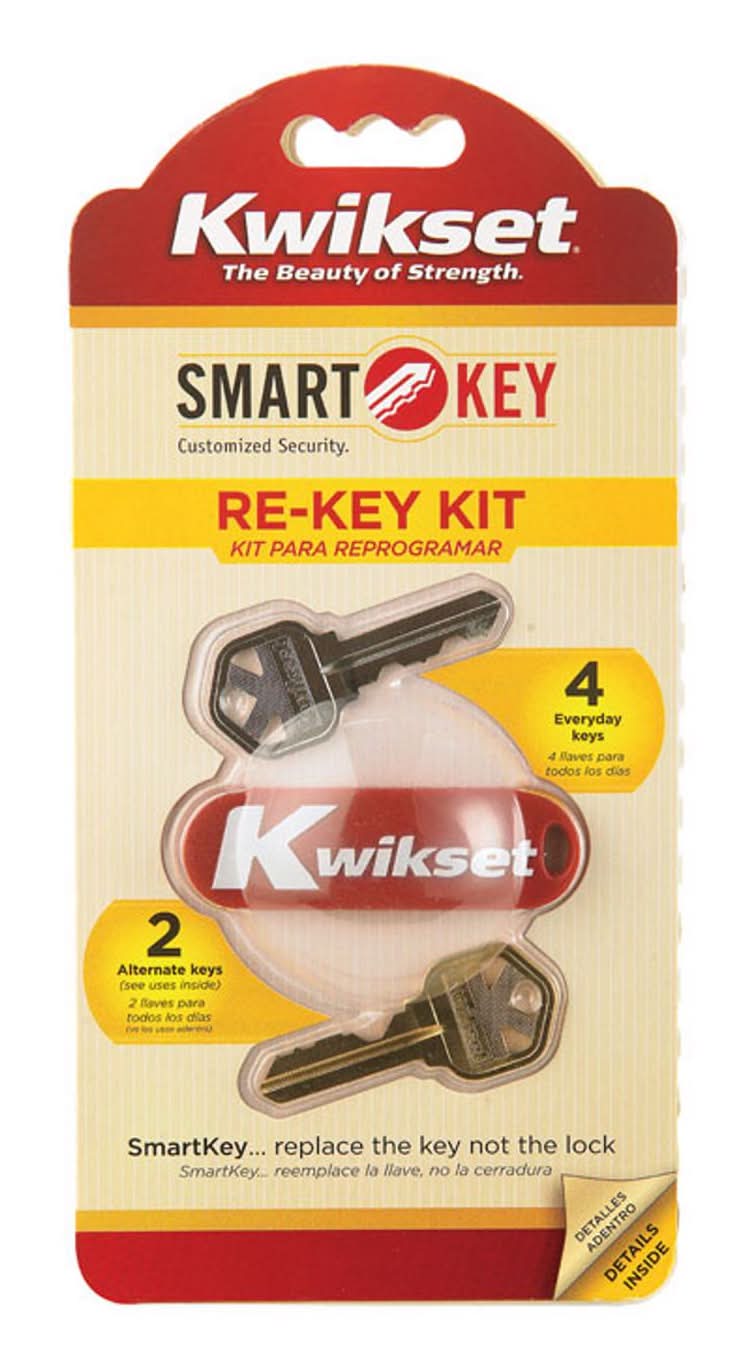 Kwikset Metal Smart Key Re-Key Kit 1 Pk