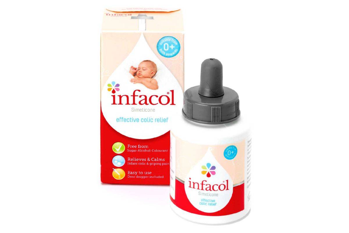 Infacol (Simeticone) Drops Dual Action relief of Colic and Wind 55ml