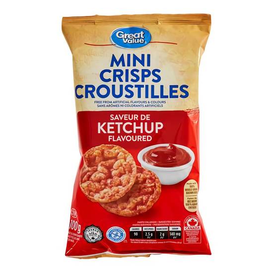 Great Value Ketchup Mini Crisps (100 g)