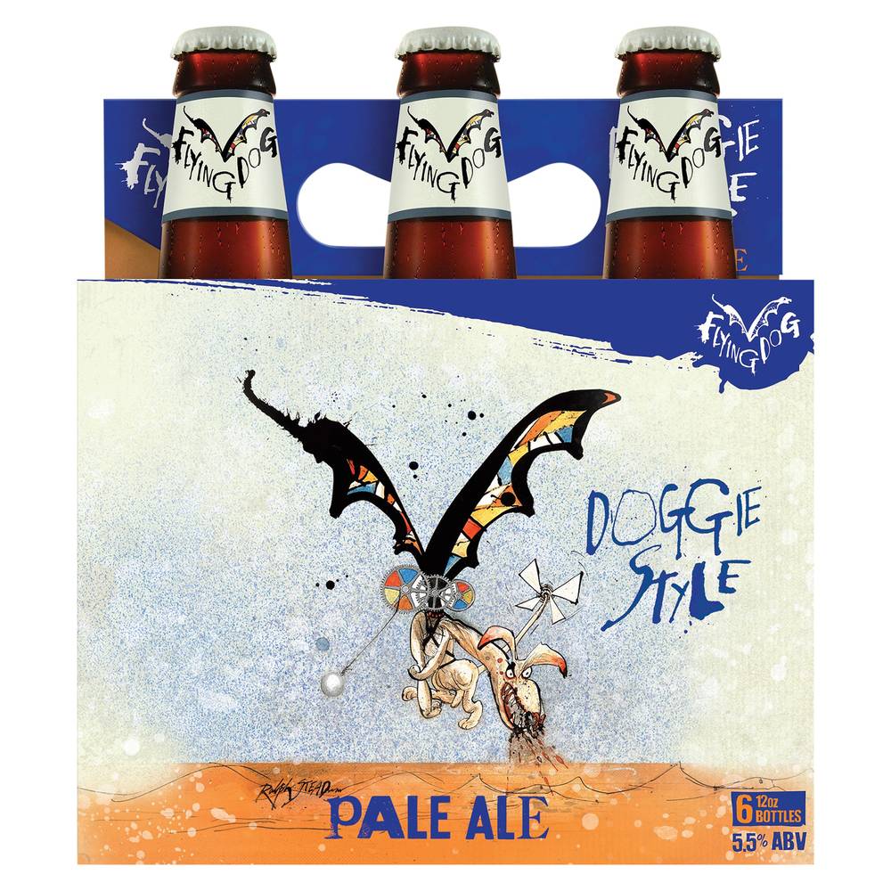 Flying Dog Doggie Style Classic Pale Ale Beer (6 x 12 fl oz)