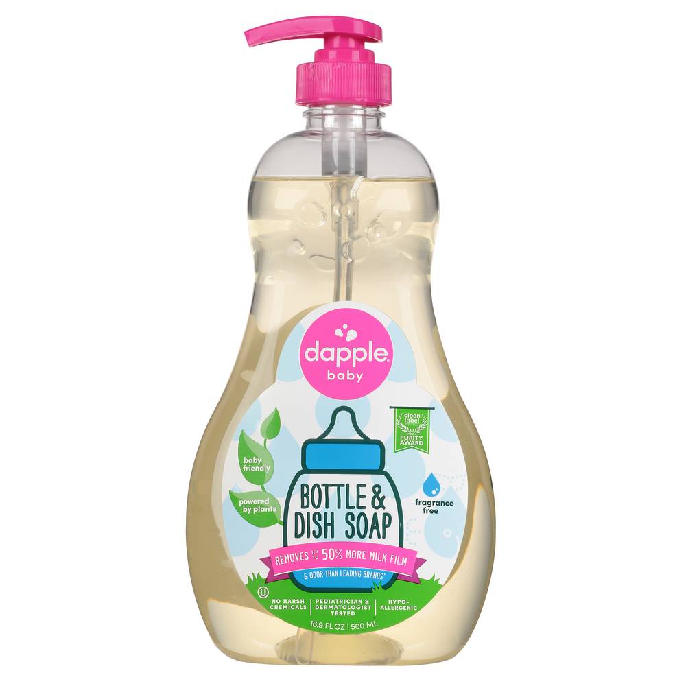 Dapple Baby Fragrance Baby Bottle & Dish Soap (16.9 fl oz)