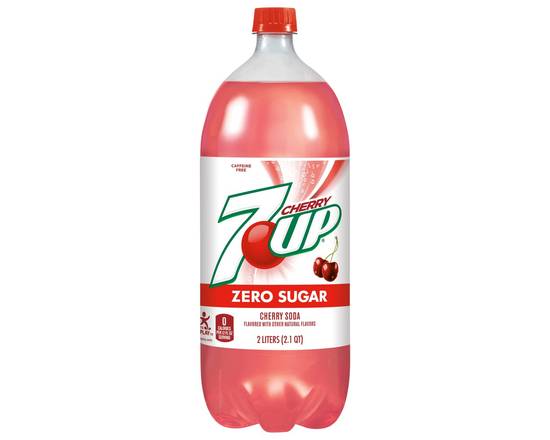 7 Up · Zero Sugar Cherry Flavored Soda (2 L)