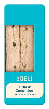 One Stop Tuna & Cucumber, The Deli Tasty Tuna Flakes Sandwich