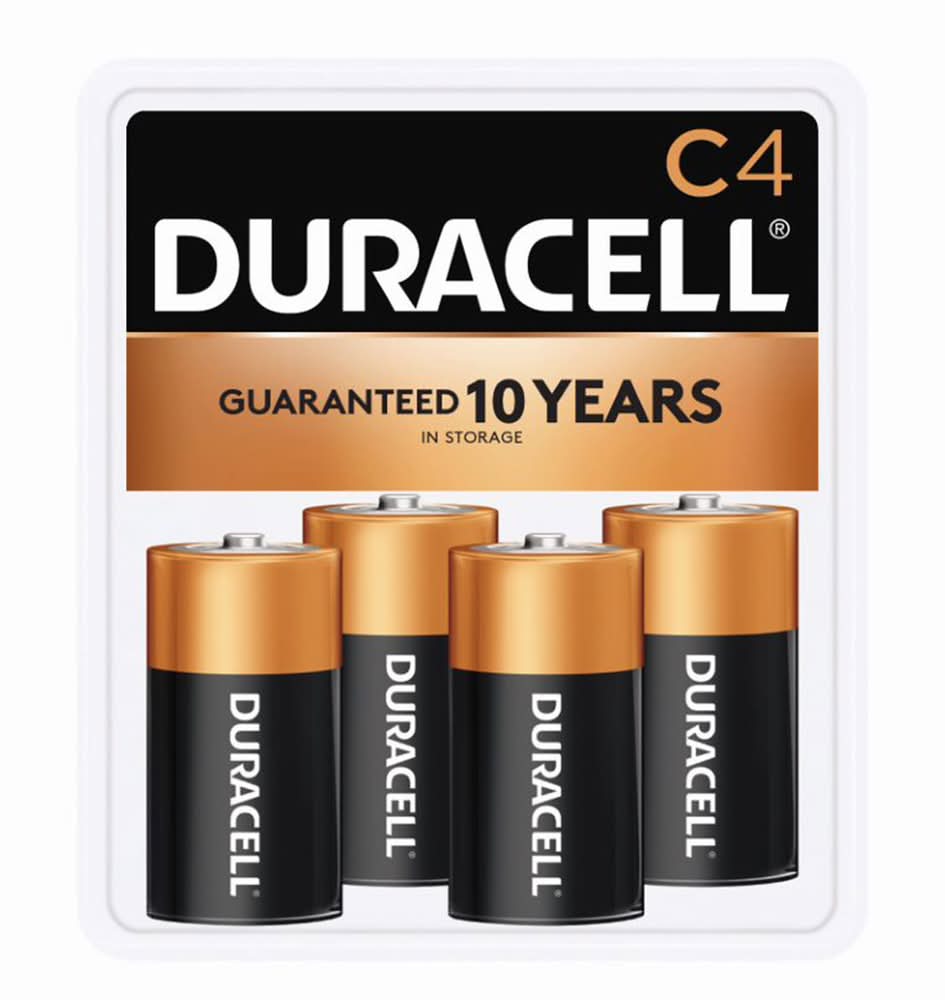 Duracell CopperTop Alkaline C Batteries, 4-Pack | Camping World