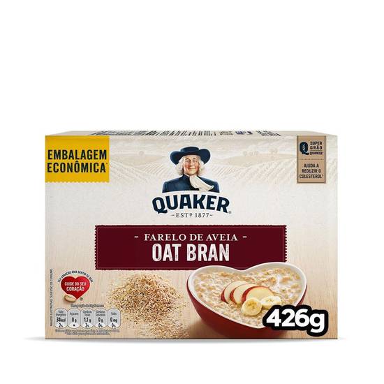Quaker farelo de aveia oat bran (426 g)