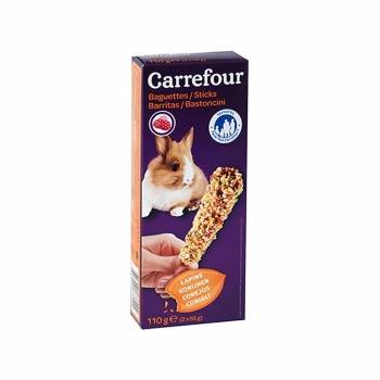 Carrefour Barritas para Conejos con Frutas 2x55g