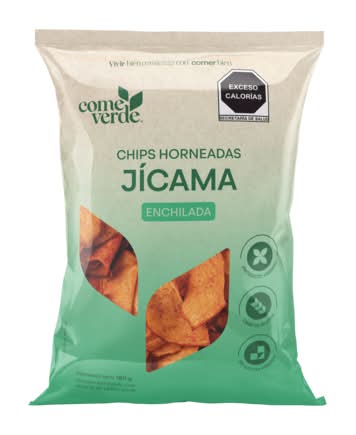 Come Verde · Chips de jícama enchilada (180 g)