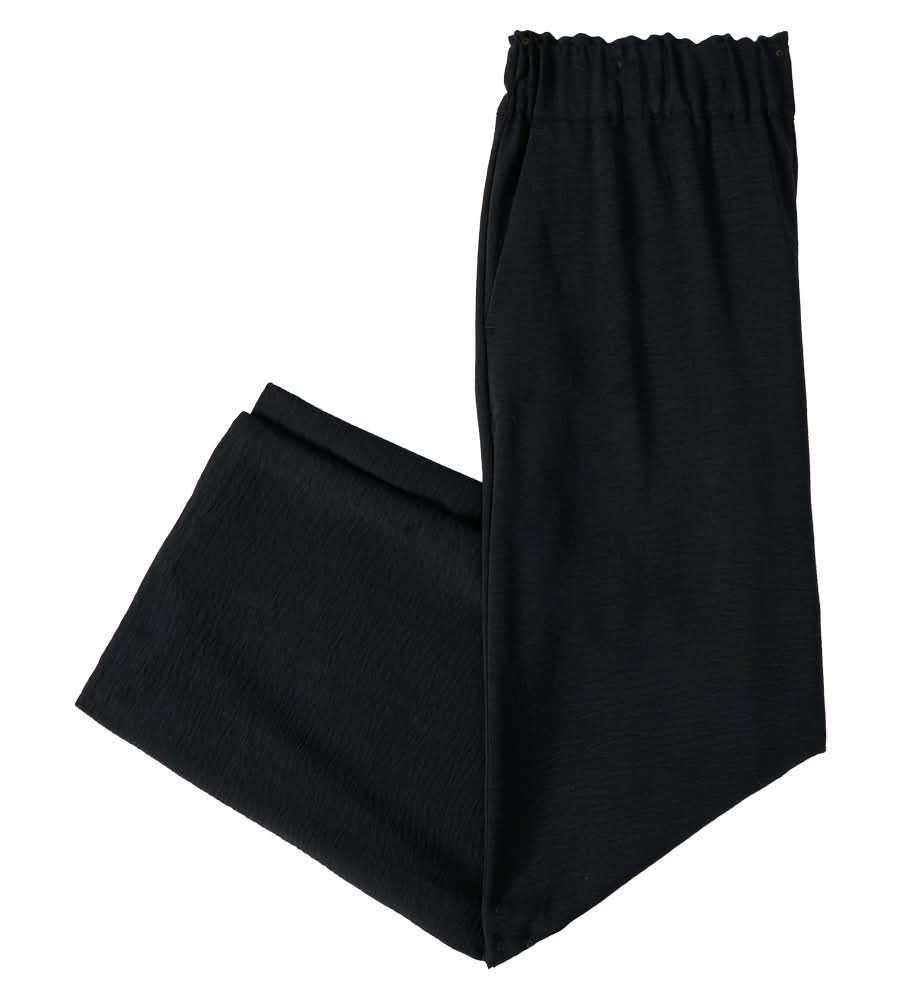 Serra Crinkle Pull On Pant Black XL