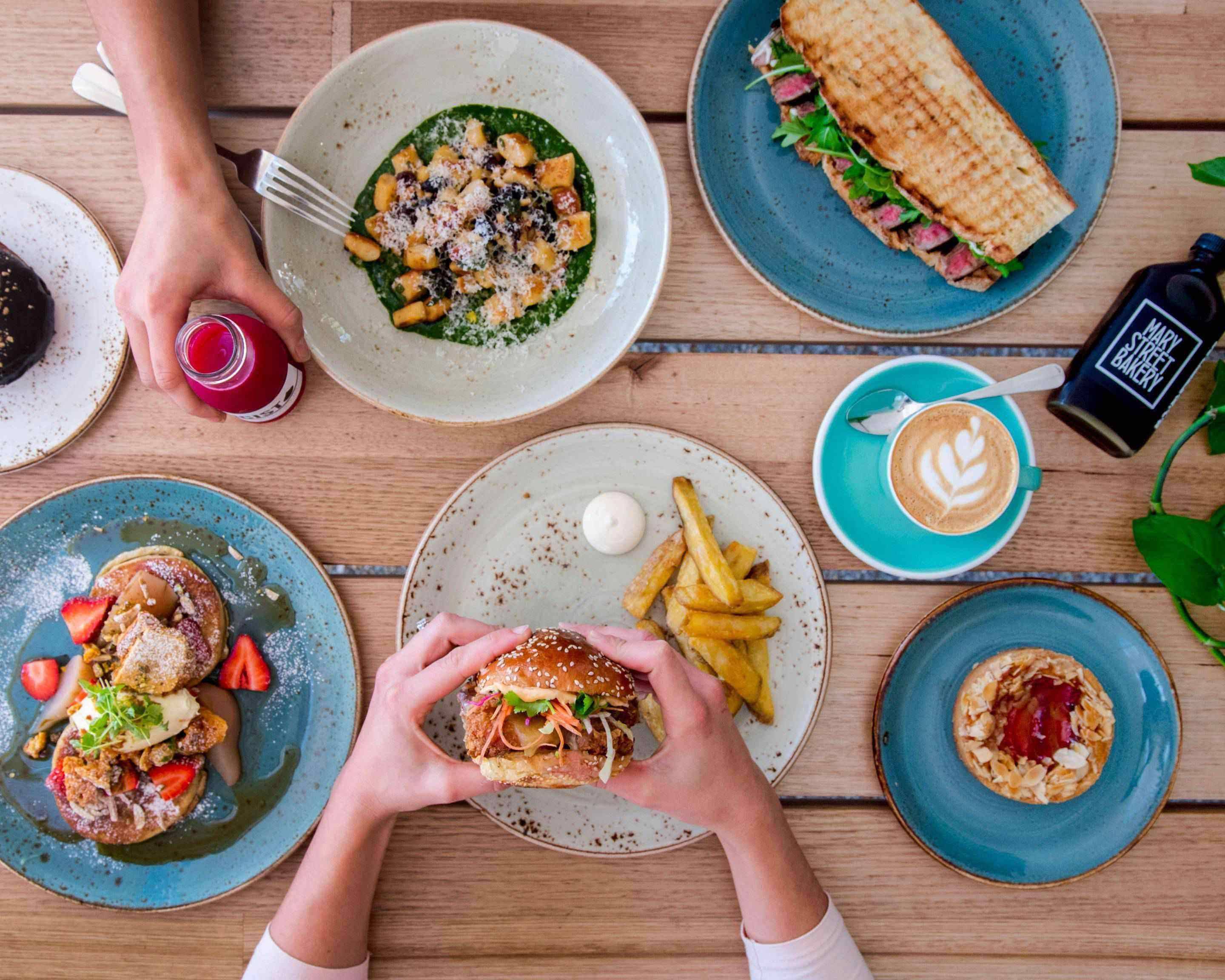 Mary Street Bakery City Beach Restaurant Menu Takeout in Perth