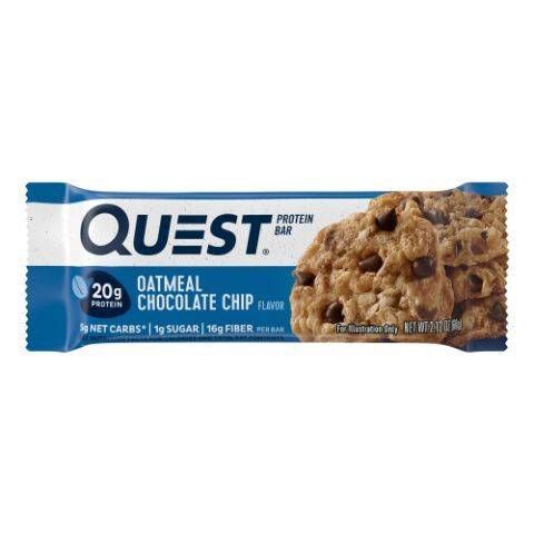 Quest Protein Bar Oatmeal Chocolate Chip 2.12oz