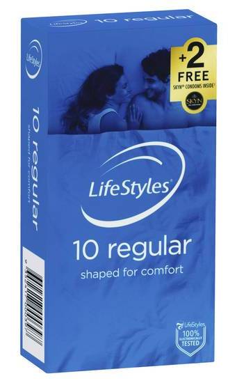 Lifestyles Regular Condoms 10pk
