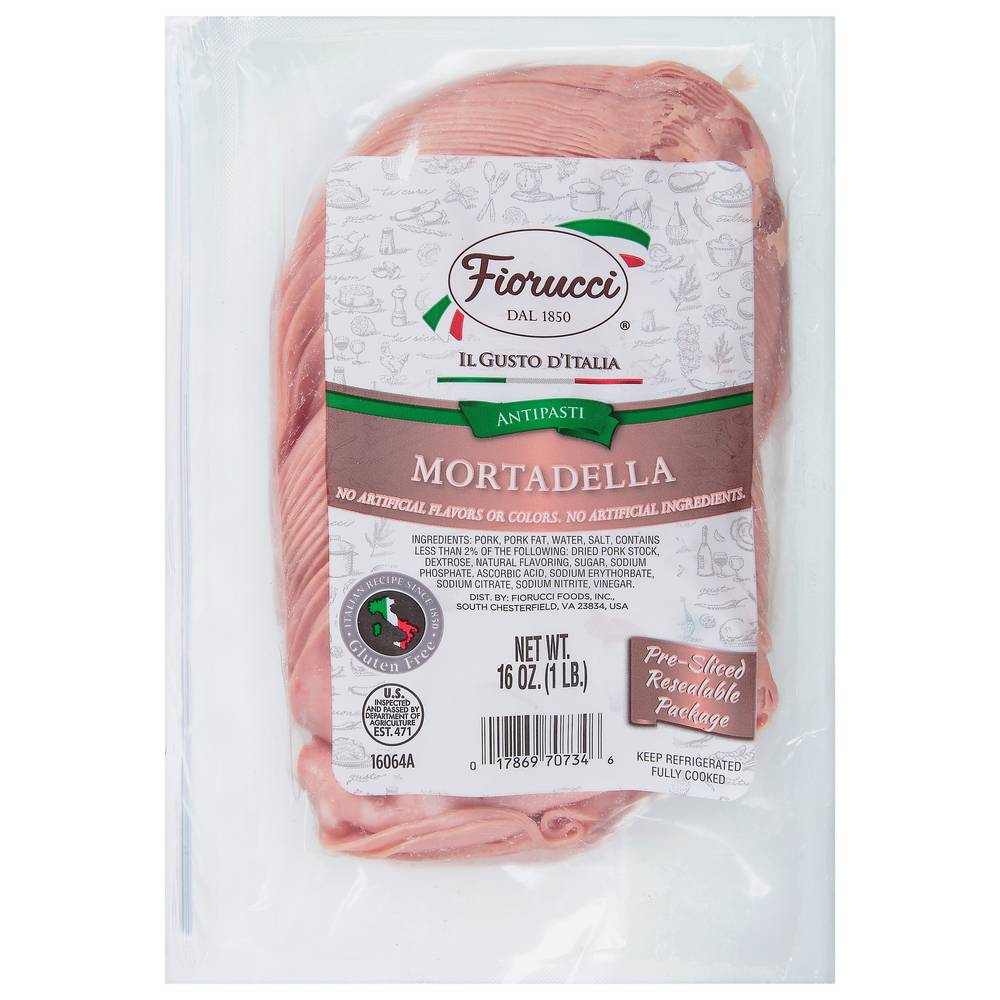 Fiorucci Antipasti Mortadella (16 oz)