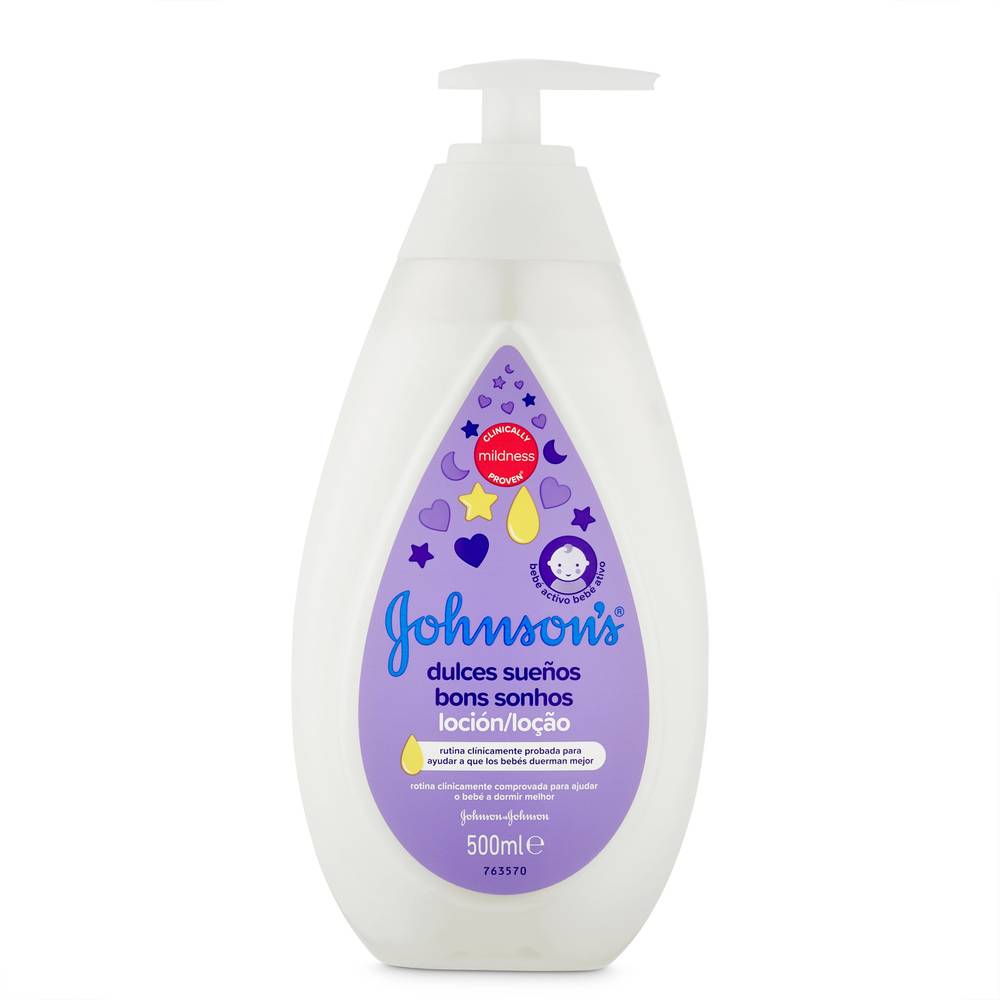 Gel De Baño Dulces Sueños Johnson Bote 750 Ml