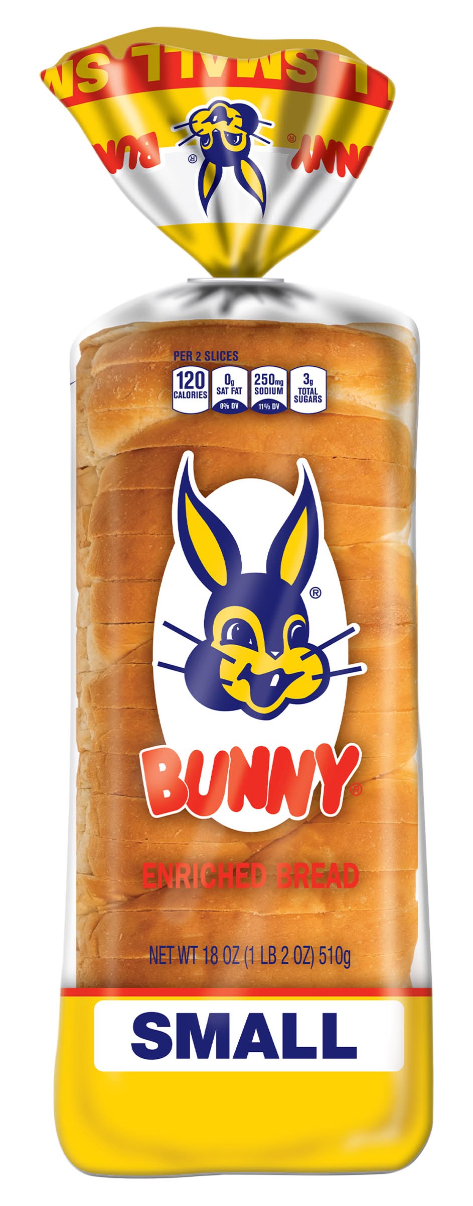 Bunny Round Top White Bread, Small (18 oz)