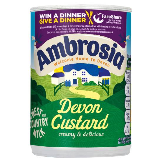 Ambrosia Devon Custard Can